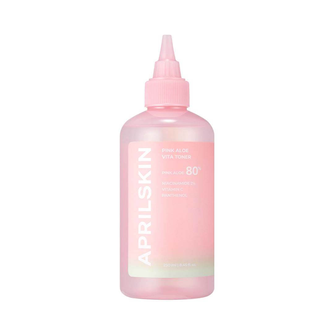 APRILSKIN Pink Aloe Vitamin C Soothing & Brightening Toner 250ml