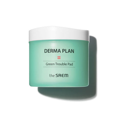 The SAEM Derma Plan Green Trouble Pad 145ml(70ea)